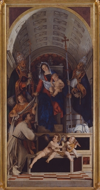 Polittico di San Domenico, pannello centrale